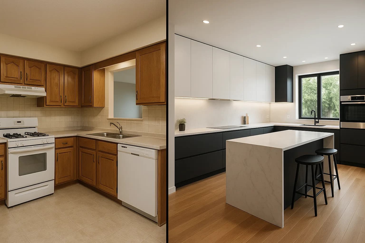 Moderne Keukenrenovatie